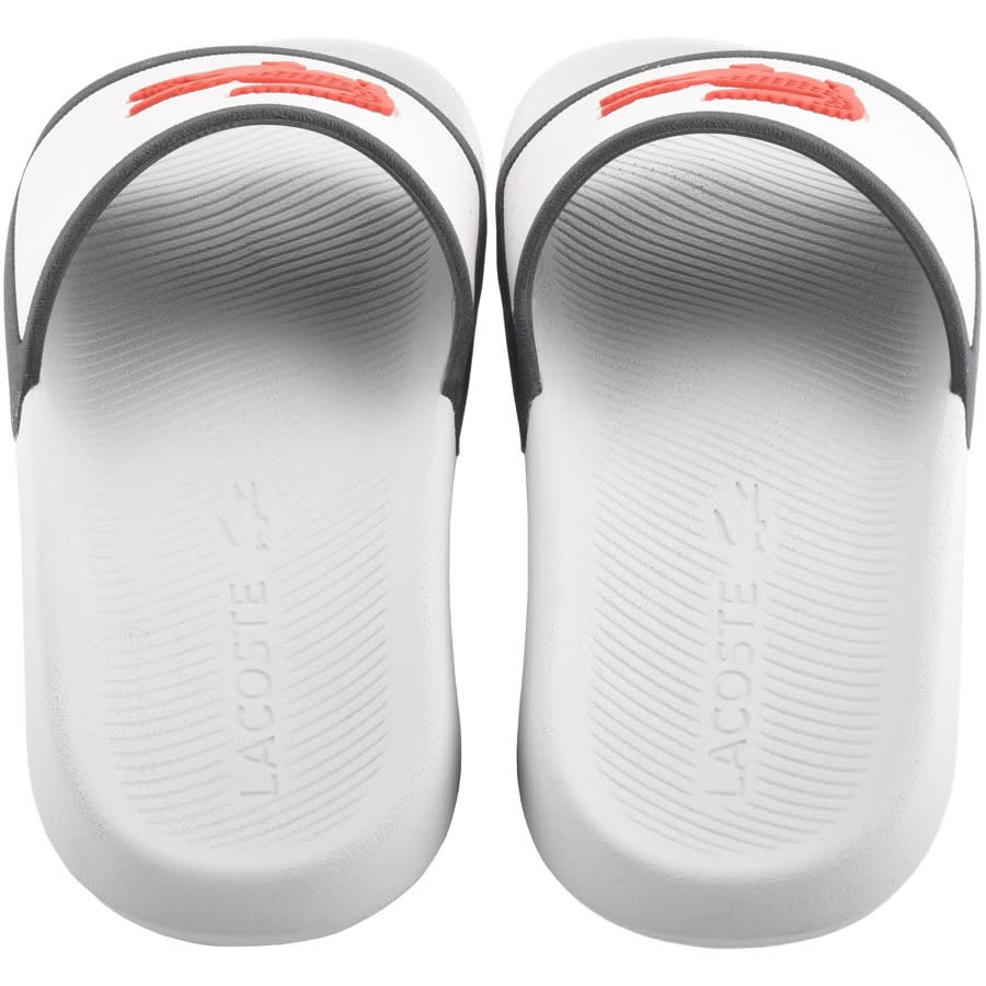 Alternative Image for ProductLacoste Croco Sliders White3